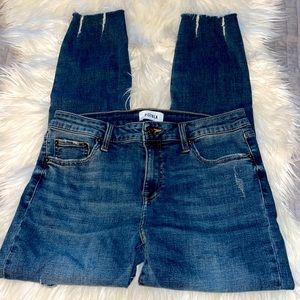 Pistola raw hem slim jeans